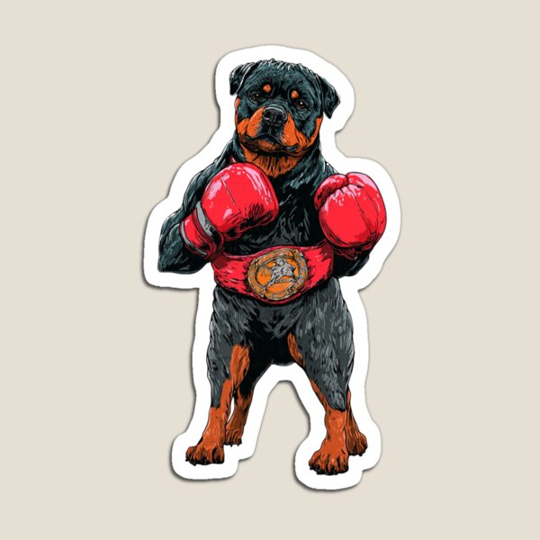 Item preview, Rottweiler Boxer Champion | Fighter Dog Gym MMA Hoodie Gift designed and sold by BrasilStickers.