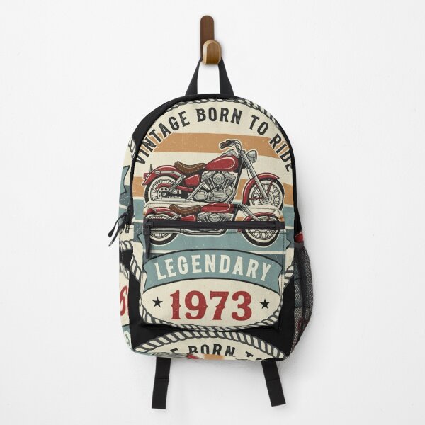 Item preview, Vintage Motorcycle Born to Ride Retro Biker Graphic, Legendary Since 1973 Classic Chopper Design Gift designed and sold by Whisky1111.