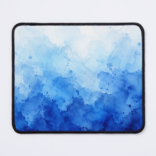 Item preview, Blue Watercolor Ombre Gradient Wash designed and sold by Owcomm.