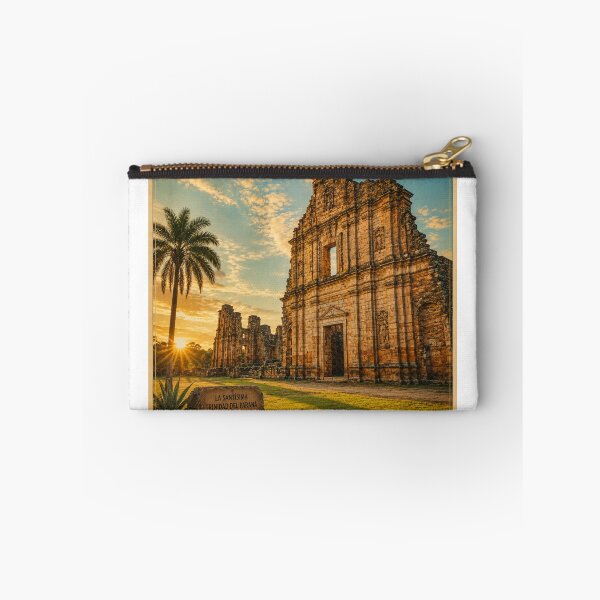 Item preview, La Santísima Trinidad del Paraná Vintage Travel Poster – Paraguay Historic Wall Art designed and sold by ElartedeNoel.
