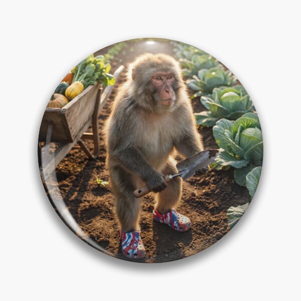Item preview, Tibetan Macaque Tends Her Garden designed and sold by Tridentulus.