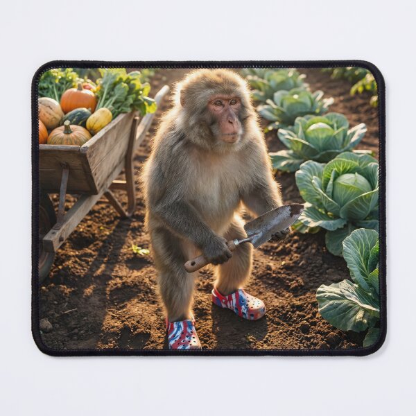 Item preview, Tibetan Macaque Tends Her Garden designed and sold by Tridentulus.