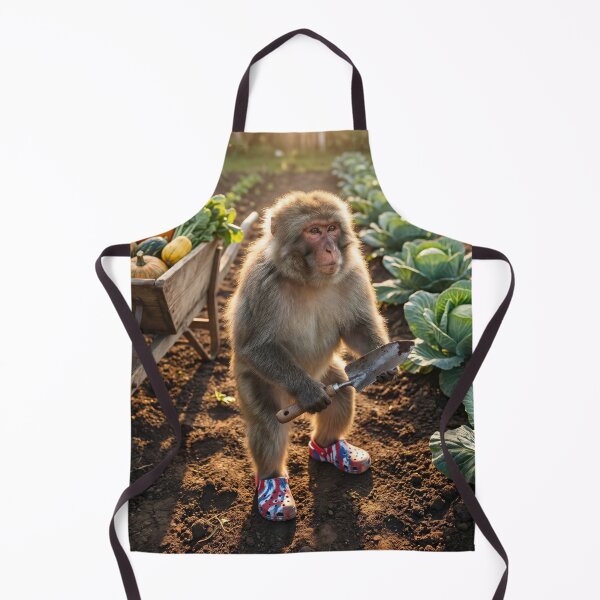 Item preview, Tibetan Macaque Tends Her Garden designed and sold by Tridentulus.