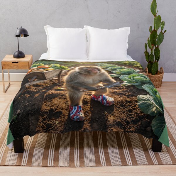 Item preview, Tibetan Macaque Tends Her Garden designed and sold by Tridentulus.