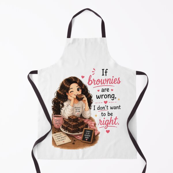 Item preview, If Brownies are Wrong, I Don't Want to Be Right designed and sold by thecookiegallery.