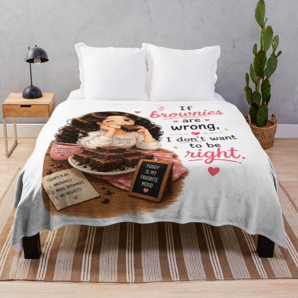 Item preview, If Brownies are Wrong, I Don't Want to Be Right designed and sold by thecookiegallery.