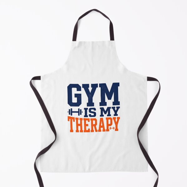 Item preview, Gym Is My Therapy Bold Fitness Slogan Art Design designed and sold by maplesoulkiller.
