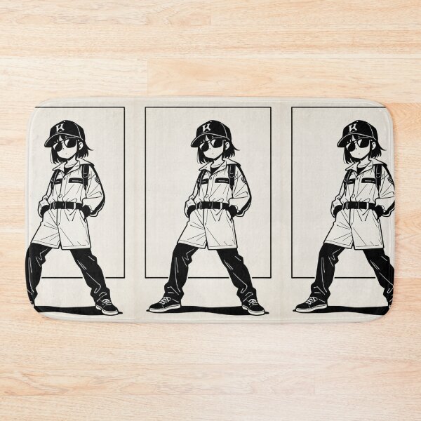 Item preview, Fashion - Man in Yellow Windbreaker Sunglasses Streetwear Anime designed and sold by AnimeShin.