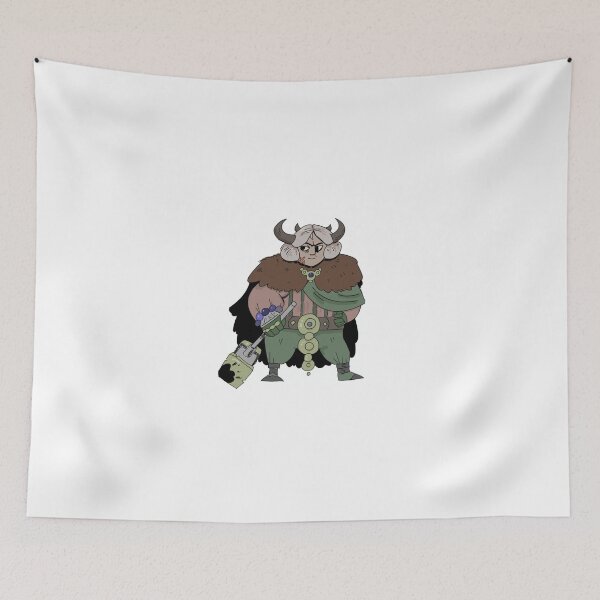 Item preview, Tiefling Barbarian designed and sold by ThistleAndFang.