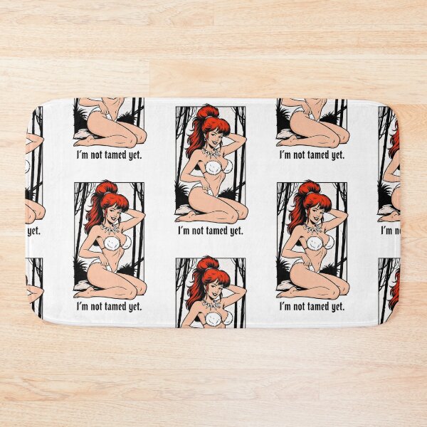 Item preview, Redhead Jungle Pinup Comic Art designed and sold by HappyOops.