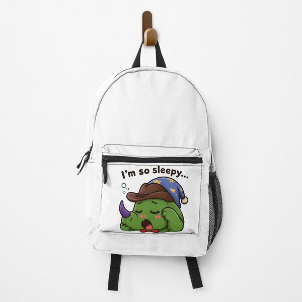 Item preview, I'm So Sleepy Triceracorn Cute Sleeping Cowboy Dinosaur designed and sold by ZazuCo.