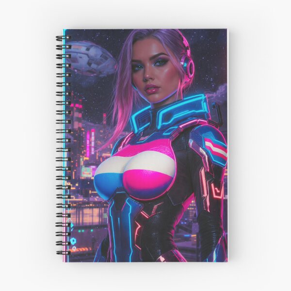 Item preview, Cyberpunk Trans Pride Futuristic Armor Neon City designed and sold by IRON SIREN.