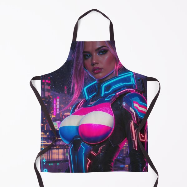 Item preview, Cyberpunk Trans Pride Futuristic Armor Neon City designed and sold by IRON SIREN.