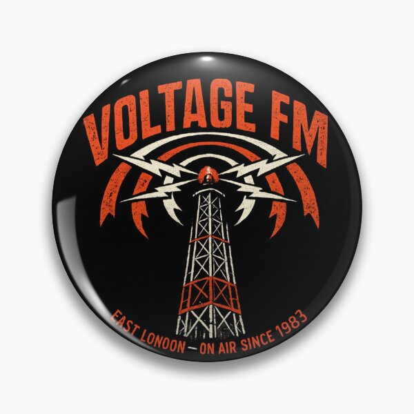 Item preview, Voltage FM East London - Broadcasting Illegally Since '83 designed and sold by Barcud Designs.