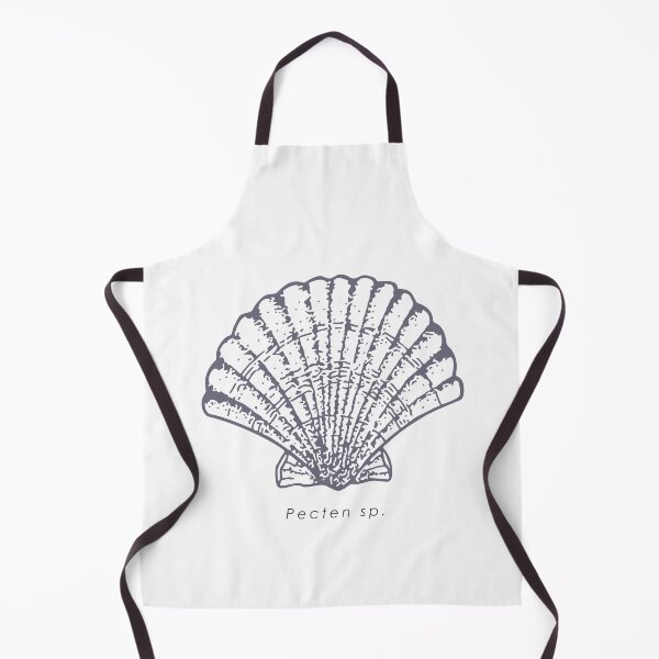 Item preview, Elegant realistic scallop (Pecten sp.) shell illustration designed and sold by N-art-halia.