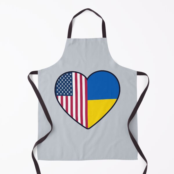 Item preview, United States of America (USA) Ukraine | 2 Nations 1 Heart designed and sold by sublimesun.