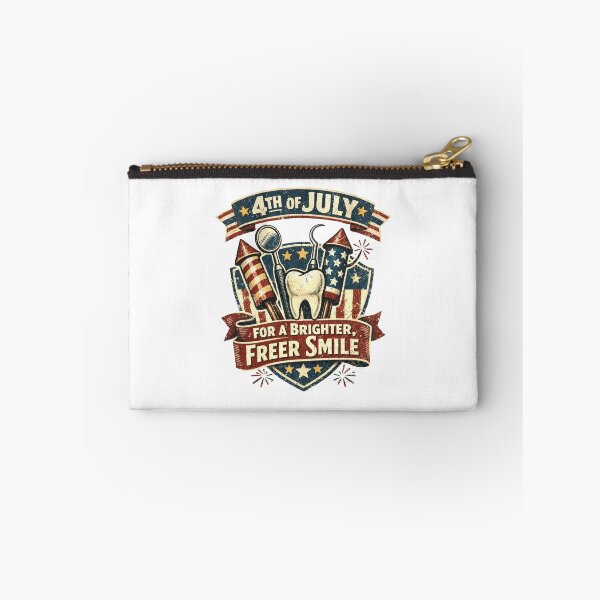 Item preview, 4th of July Dentist Shirt For a Brighter Freer Smile Funny Dental Hygienist Gift designed and sold by Print Loft.