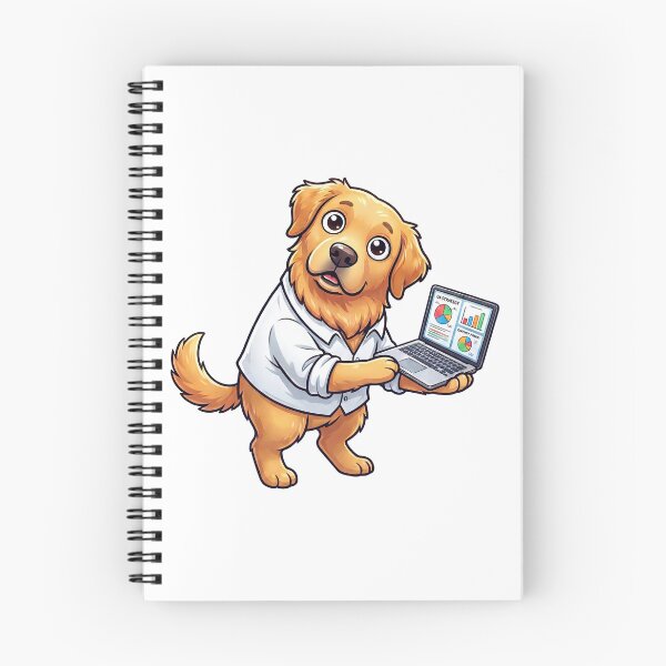 Item preview, Nodding Dog Sticker — Retro Office Dog Pretending to Agree, Flat Relatable Design designed and sold by ElhamiStudio.