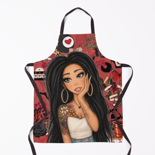Item preview, Black haired baddie designed and sold by Tipsycherryy.