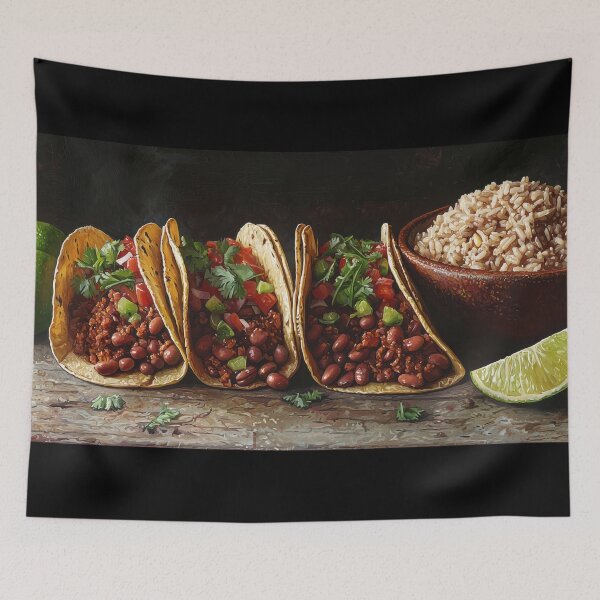Item preview, Street Tacos with Rice and Lime designed and sold by Shannon Hilson.