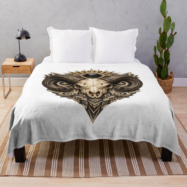 Item preview, Ornamental Ram Skull Celestial Crest designed and sold by Dresut.