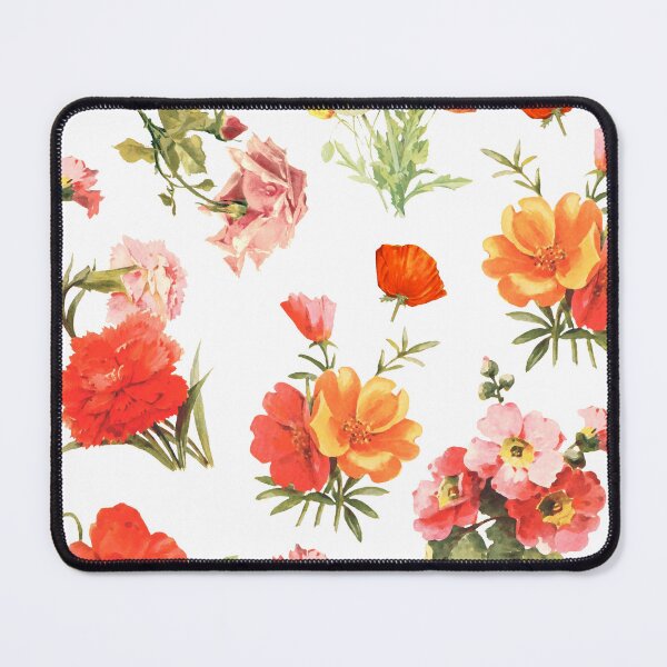 Item preview, Painted Red Poppy Flowers Vibrant Floral Pattern - White  designed and sold by CanisArt.