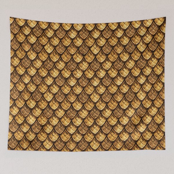 Item preview, Golden Dragon Scale Pattern designed and sold by Owcomm.
