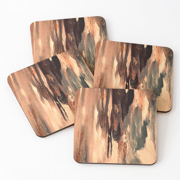 Item preview, Spicy Cinnamon, Creamy Caramel, And Nutmeg Hues Abstract' designed and sold by DEC02.