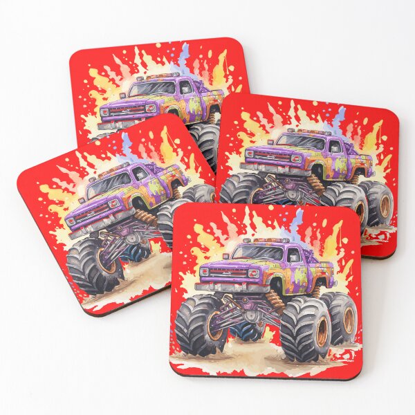 Item preview, Monster Trucks designed and sold by Magenta Merch.