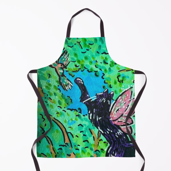 Item preview, Black Fairy Cat Playing in the Sky designed and sold by AvalonUnmuzzled.