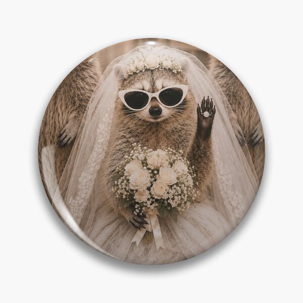 Item preview, Bride To Be Bride Era Shirt Funny Raccoon Feral Bridal Party Tee Bachelorette Party Outfit designed and sold by LessIsLoud.