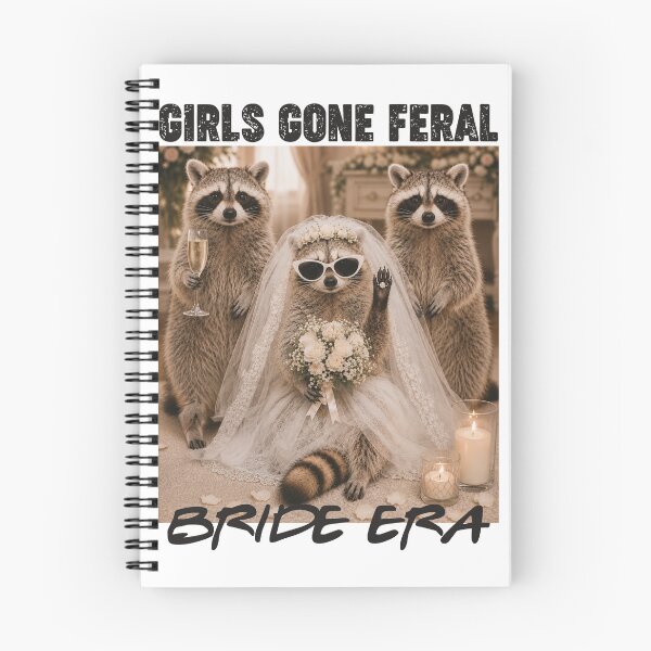 Item preview, Bride To Be Bride Era Shirt Funny Raccoon Feral Bridal Party Tee Bachelorette Party Outfit designed and sold by LessIsLoud.