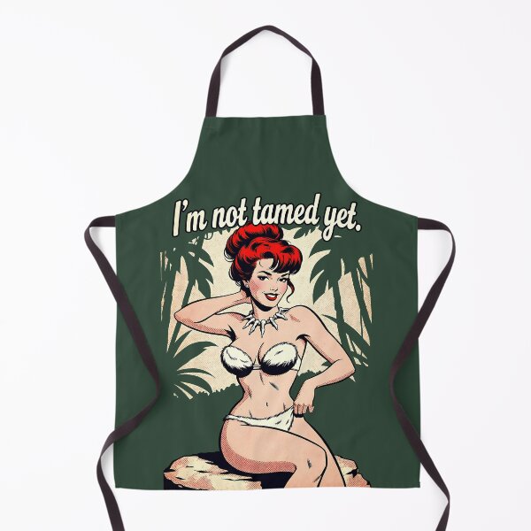 Item preview, Jungle Pinup Redhead Not Tamed Yet designed and sold by HappyOops.