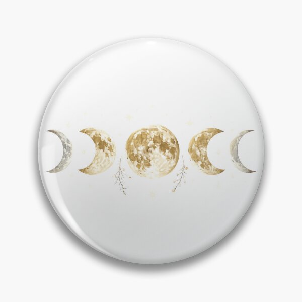 Item preview, Moon Phases Celestial Botanical Aesthetic  Mystical Art Gift for Her Sticker Print Decor designed and sold by DreamelleStudio.