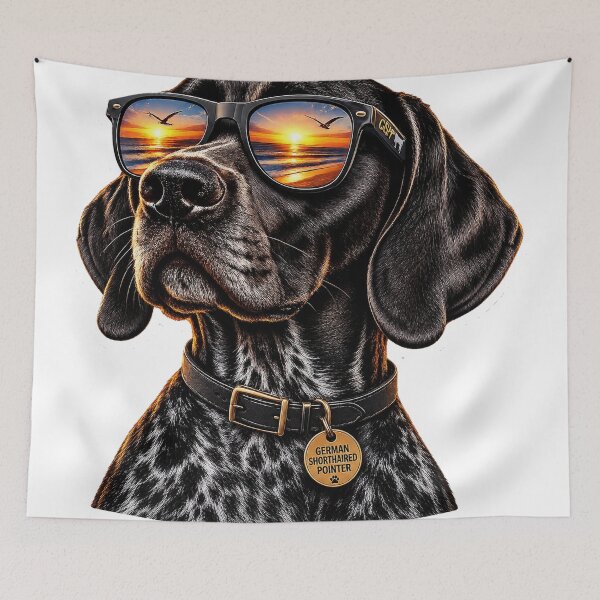 Item preview, german shorthaired pointer w/Sunglasses designed and sold by PaulKlor.