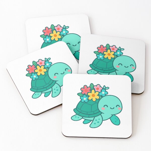 Item preview, Grow at Your Own Pace Turtle - Kawaii Ocean Sticker designed and sold by foryouandyours.