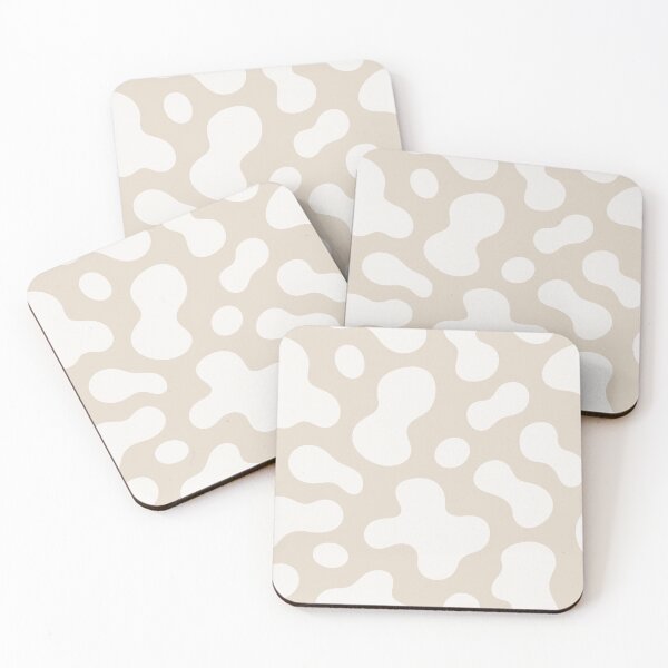 Item preview, Beige Organic Blob Pattern designed and sold by Owcomm.