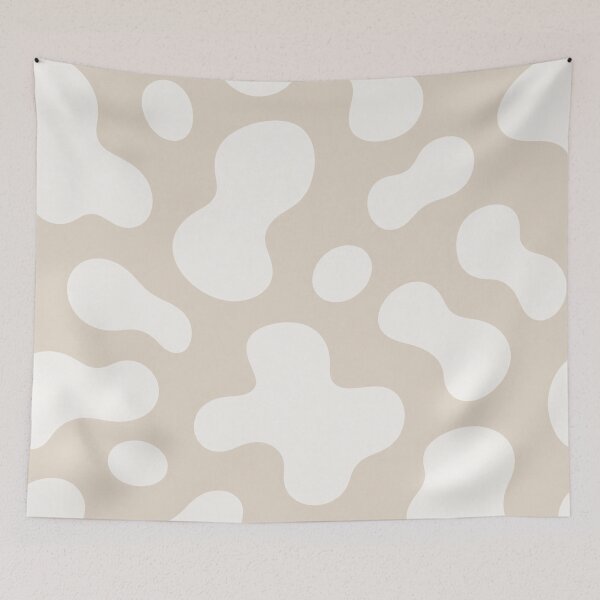 Item preview, Beige Organic Blob Pattern designed and sold by Owcomm.