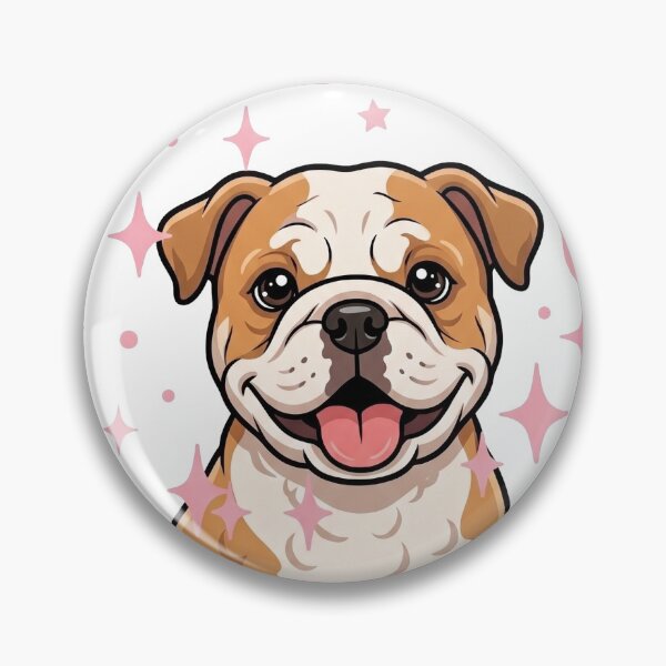 Item preview, Kawaii Bulldog Puppy with Japanese Text designed and sold by fangirl92.