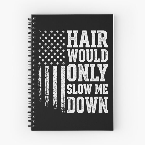 Item preview, Hair Would Only Slow Me Down Funny Bald American Flag   designed and sold by Ali-printshop.