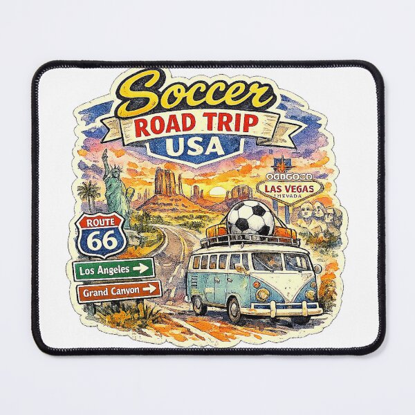 Item preview, USA Soccer Road Trip Travel designed and sold by Modefissi.