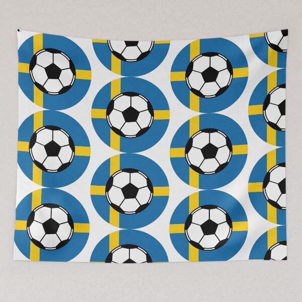 Item preview, Sweden Team Colors World Cup 2026 USA Stickers T-Shirt designed and sold by Rolographics1.