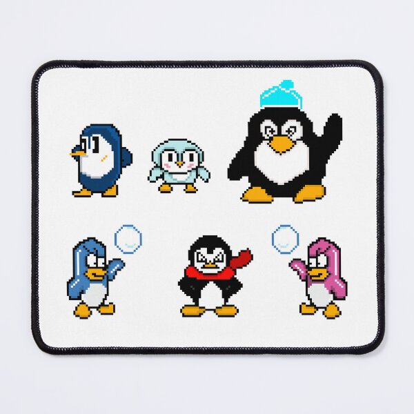 Item preview, Cute Penguins Sticker Pack Winter Retro 8-bit designed and sold by RetroRlx.