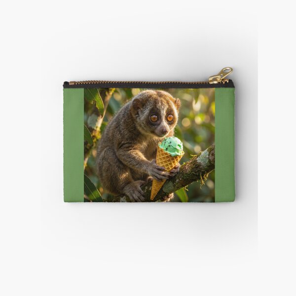 Item preview, Slow Loris Enjoys an Ice Cream Cone designed and sold by Tridentulus.