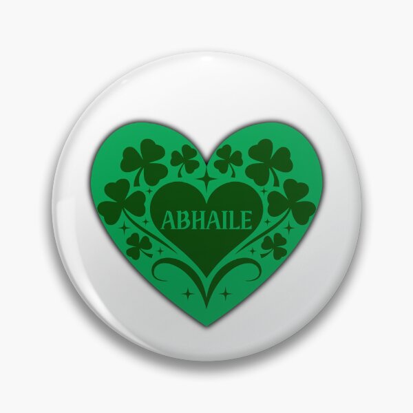 Item preview, Abhaile Irish Word for Home Shamrock Heart Design — Irish Language Gift Print designed and sold by heartofireland.