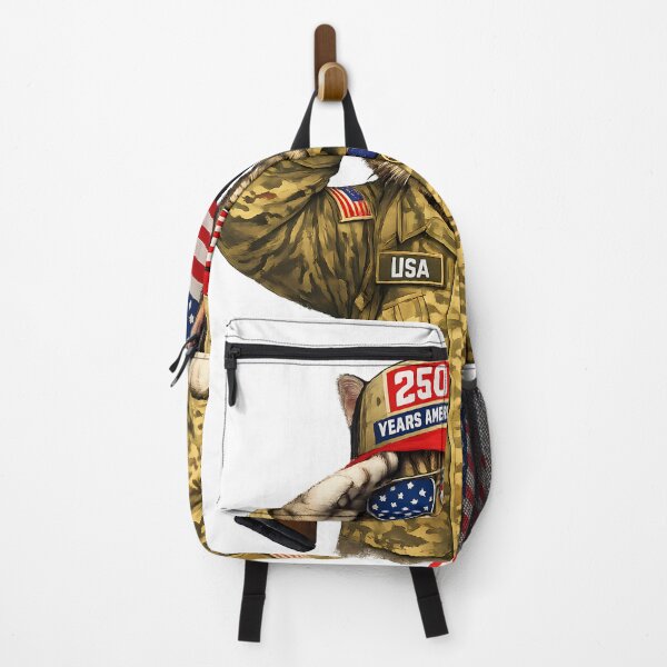 Item preview, 250 Years America Anniversary Flag American Cat designed and sold by OliviaHayesArt.