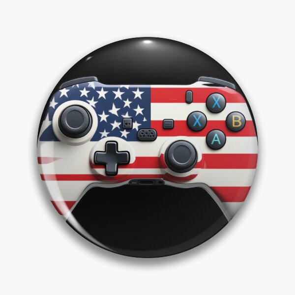 Item preview, American Flag Gamer 4th of July Video Games USA Patriotic designed and sold by smartrocket.