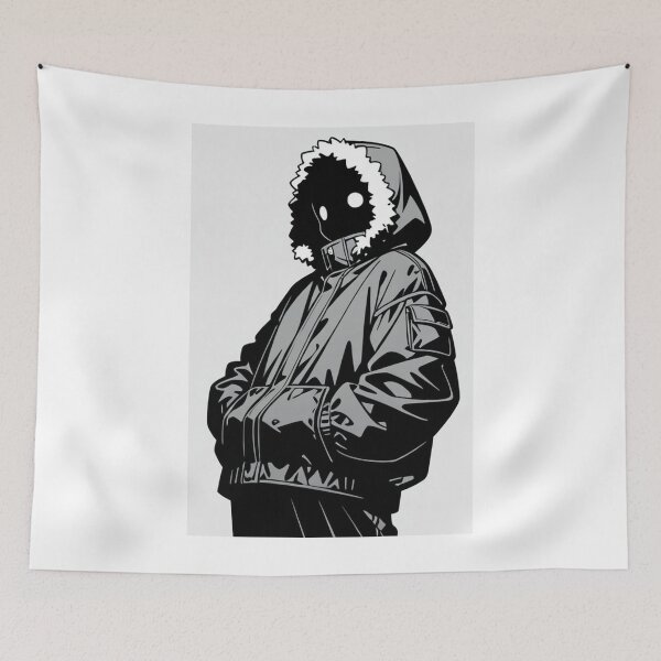 Item preview, Moda - capucha parka de hombre mysteryp designed and sold by AnimeShin.