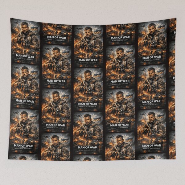 Item preview, MAN OF WAR- Not every war ends on the battlefield designed and sold by  ViralVisionsCreating .
