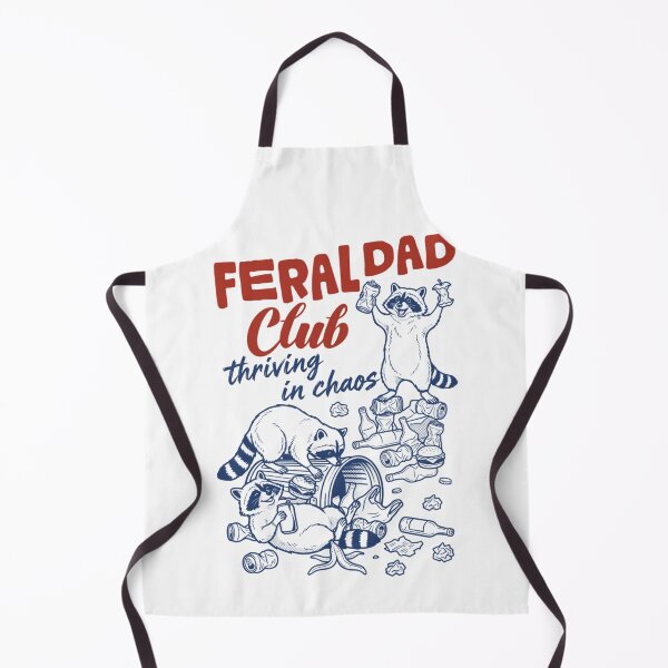 Item preview, Feral Dad Club Thriving In Chaos Funny Raccoon Father designed and sold by Ali-printshop.